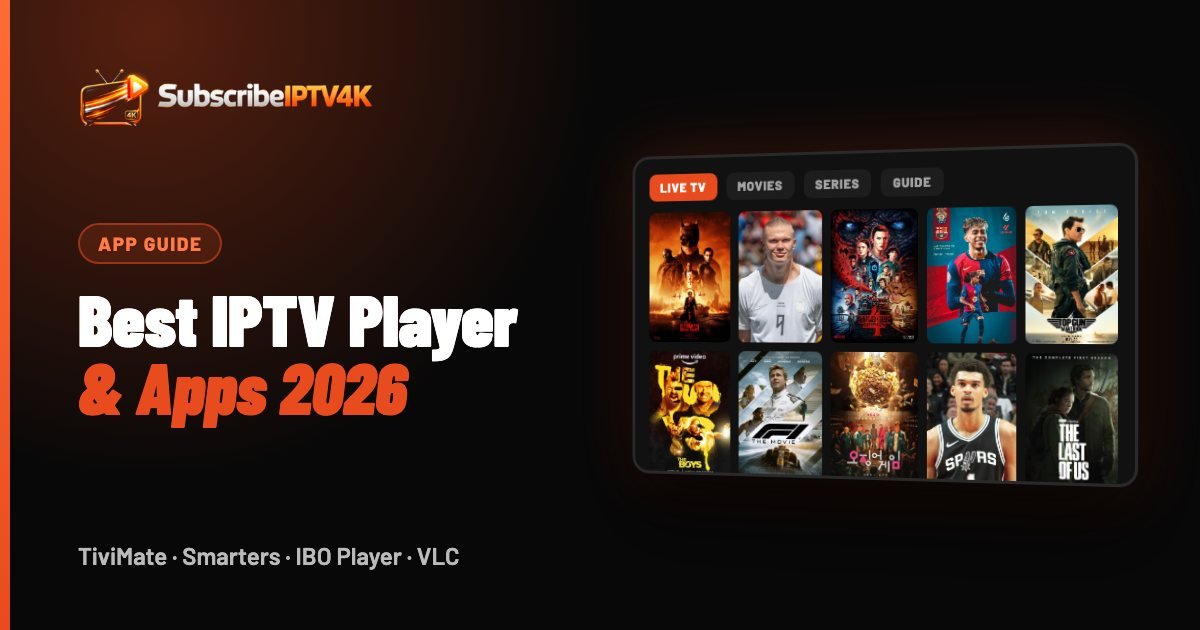 Best IPTV Player & Apps 2026 for Firestick, TV & PC
