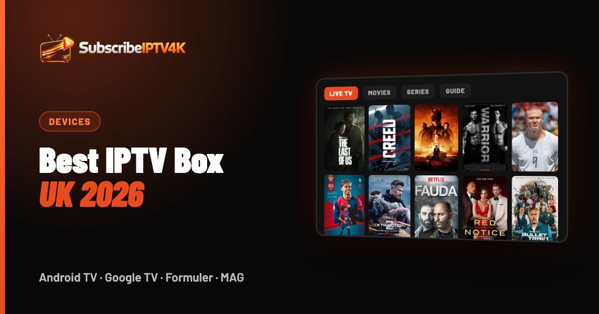 Best IPTV Box UK 2026: Android, Google TV & MAG